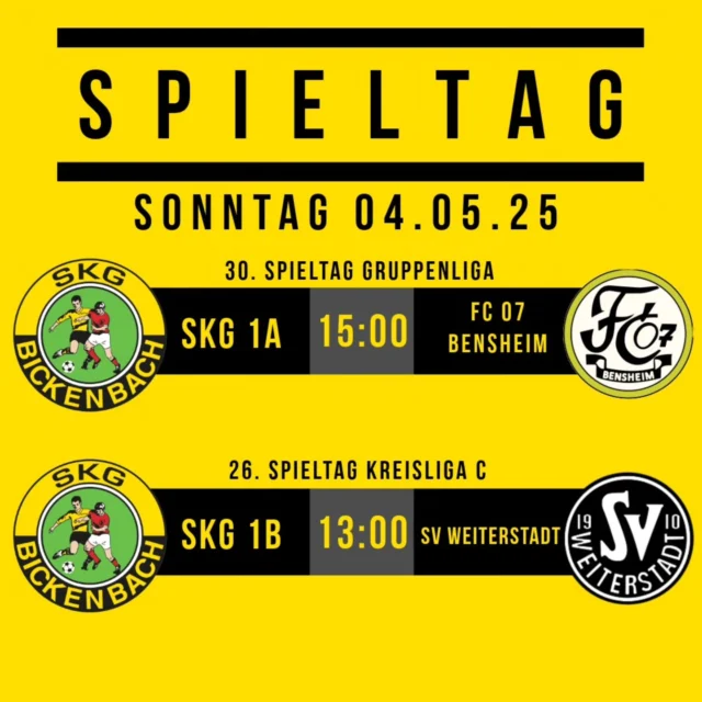 ⚫️ MATCHDAY 🟡

Heimspiel Sonntag in der SKG Arena 💪🔥

#nurdieSKG